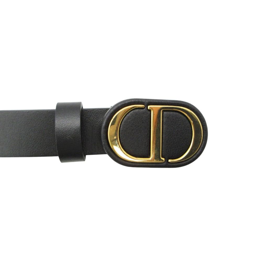 Dior Dio Waist Bag Leather Pouch Belt Logo Black — view 2