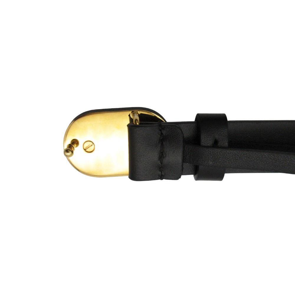 Dior Dio Waist Bag Leather Pouch Belt Logo Black — view 4