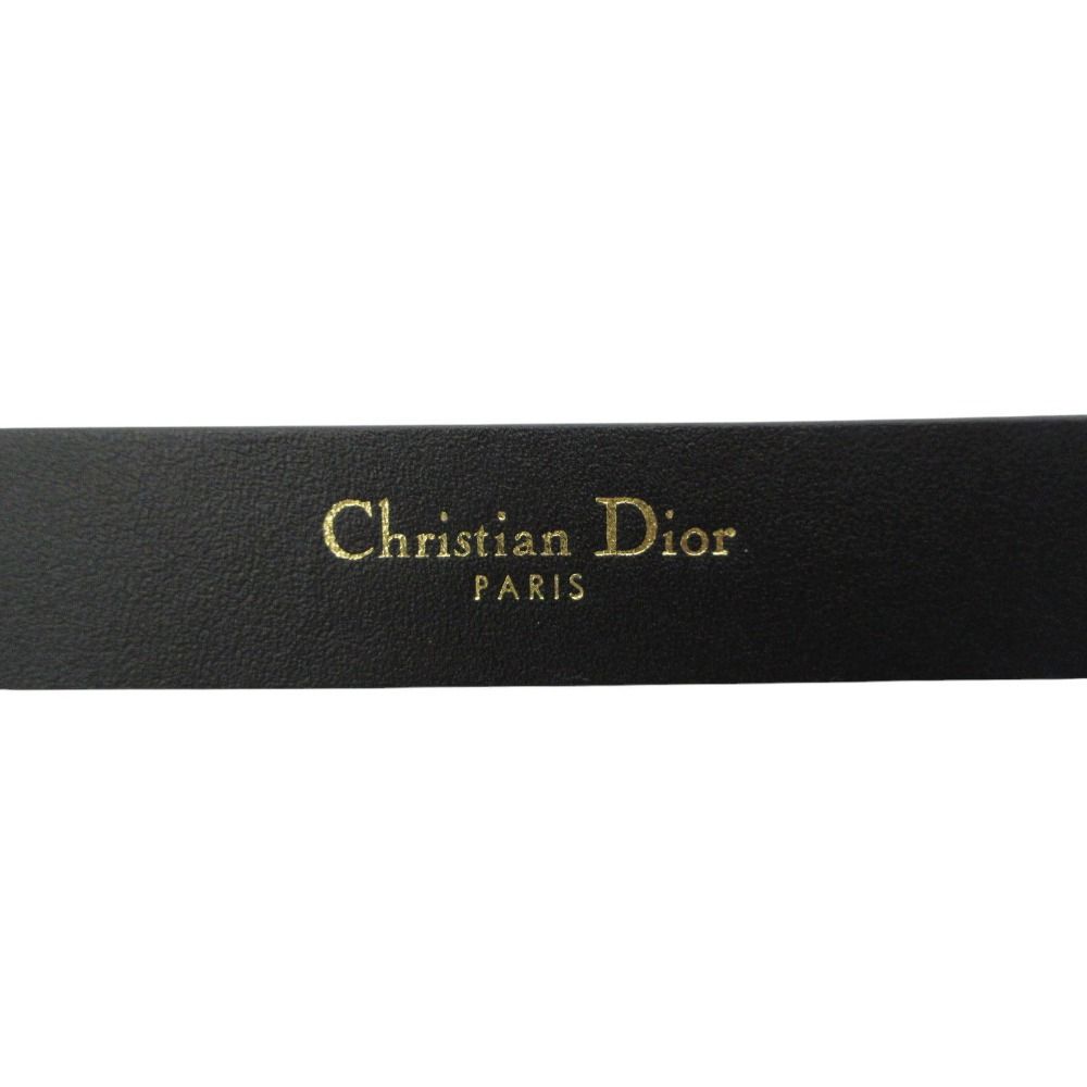 Dior Dio Waist Bag Leather Pouch Belt Logo Black — view 7