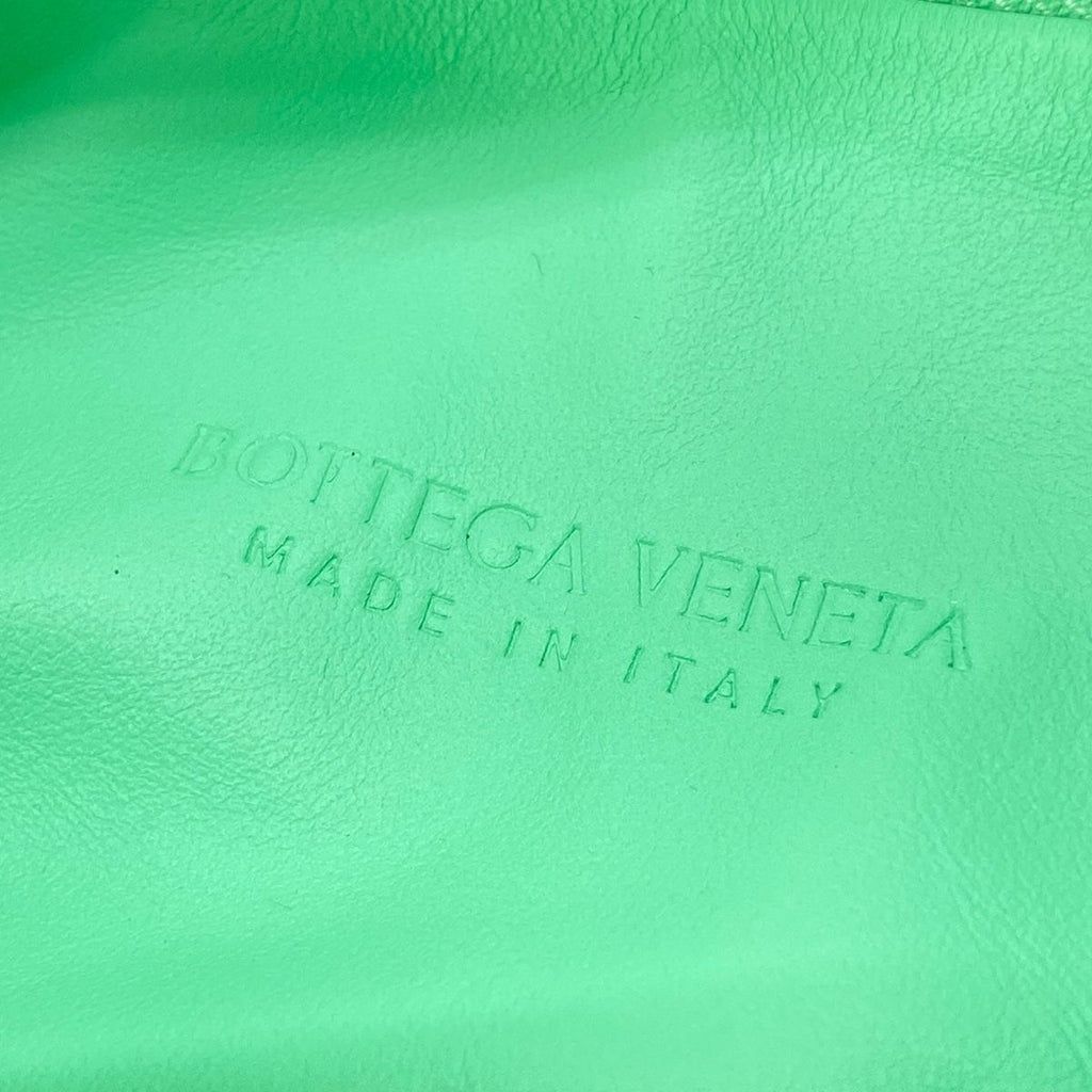 Bottega Veneta Handbag Mini the Jodie Light Green Lambskin — view 9