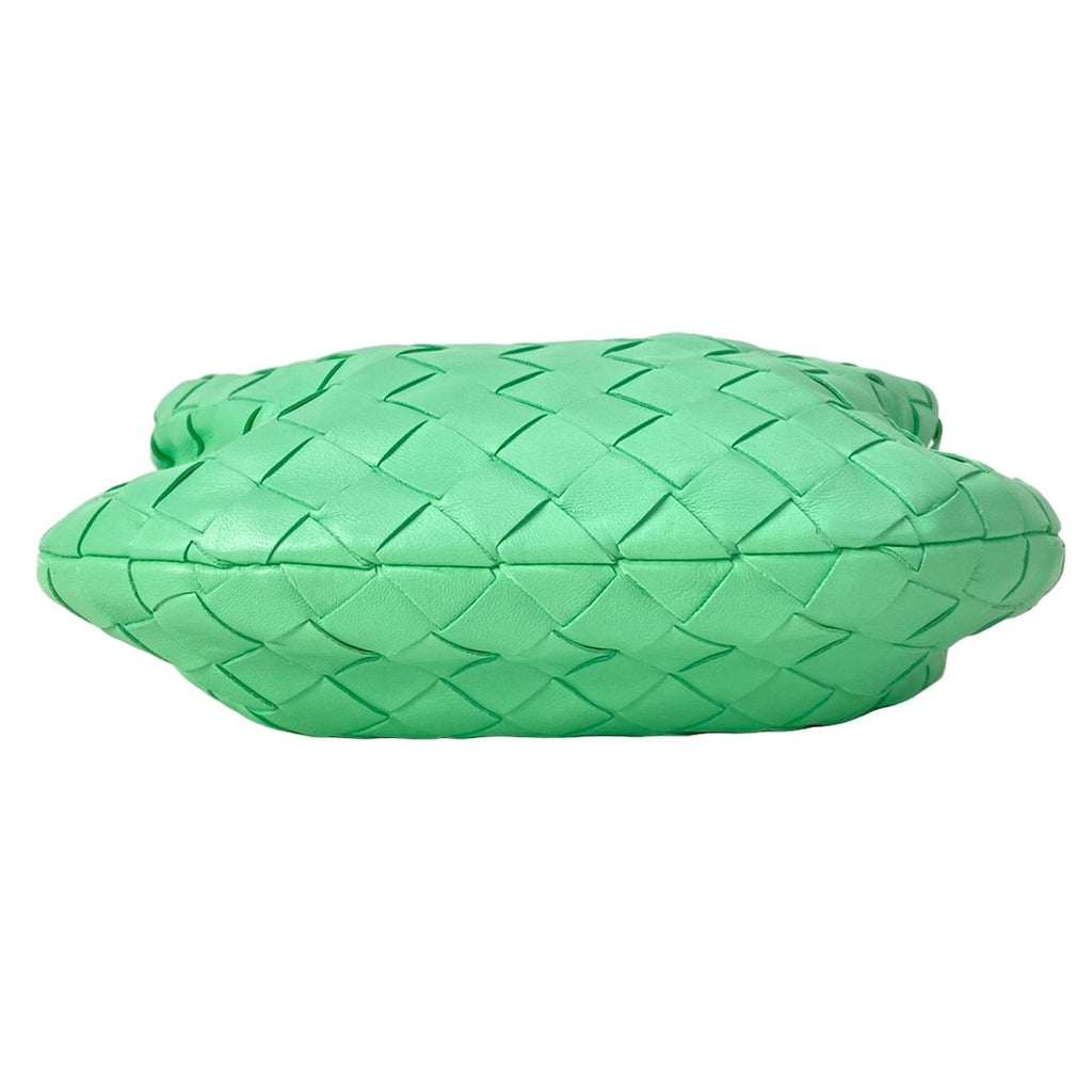 Bottega Veneta Handbag Mini the Jodie Light Green Lambskin — view 5