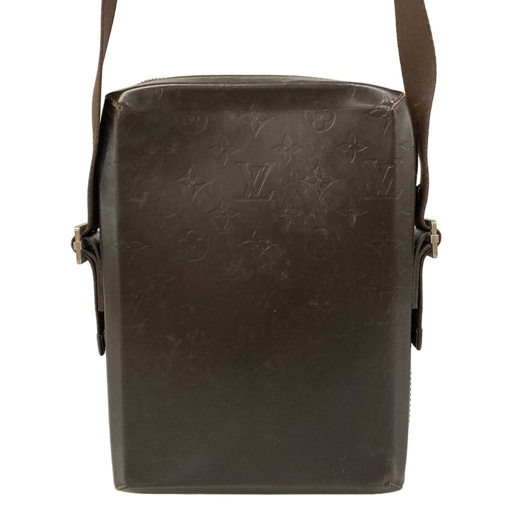 Louis Vuitton Shoulder Bag Monogram Matte Cafe Cotton — view 3