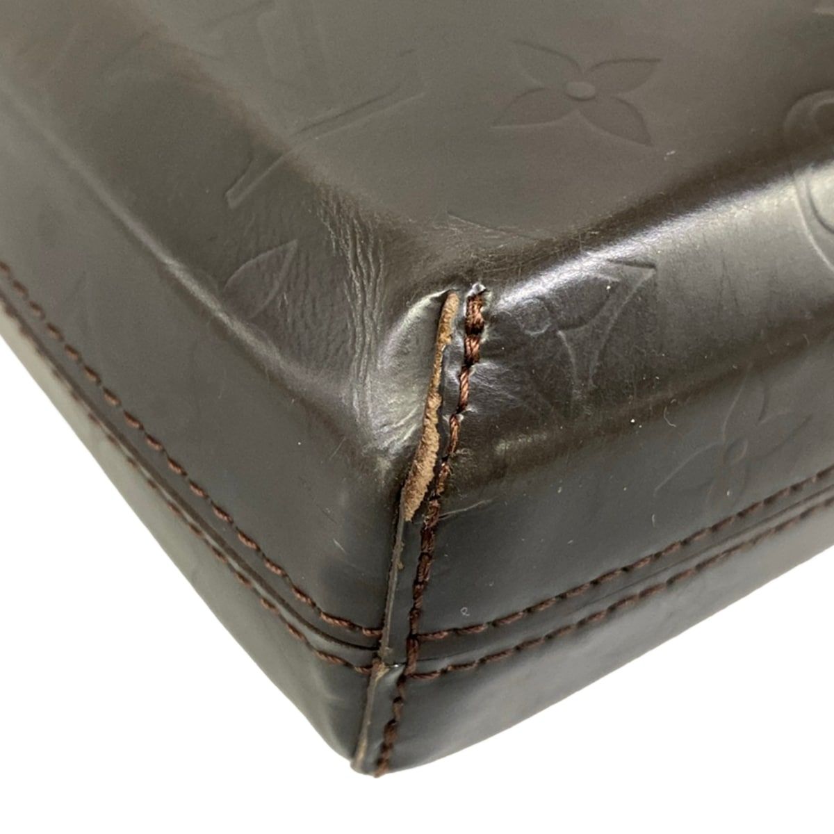 Louis Vuitton Shoulder Bag Monogram Matte Cafe Cotton — view 6