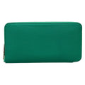 Hermes Wallet Azap Long Silk in Vert Jade Zip Around Silver