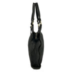Fendi Shoulder Bag Diavolo Trapezio Black Leather — view 4
