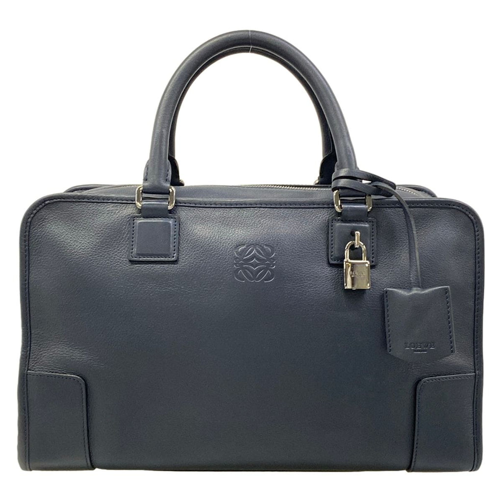 Loewe Handbag Amazona 36 Dark Navy Leather