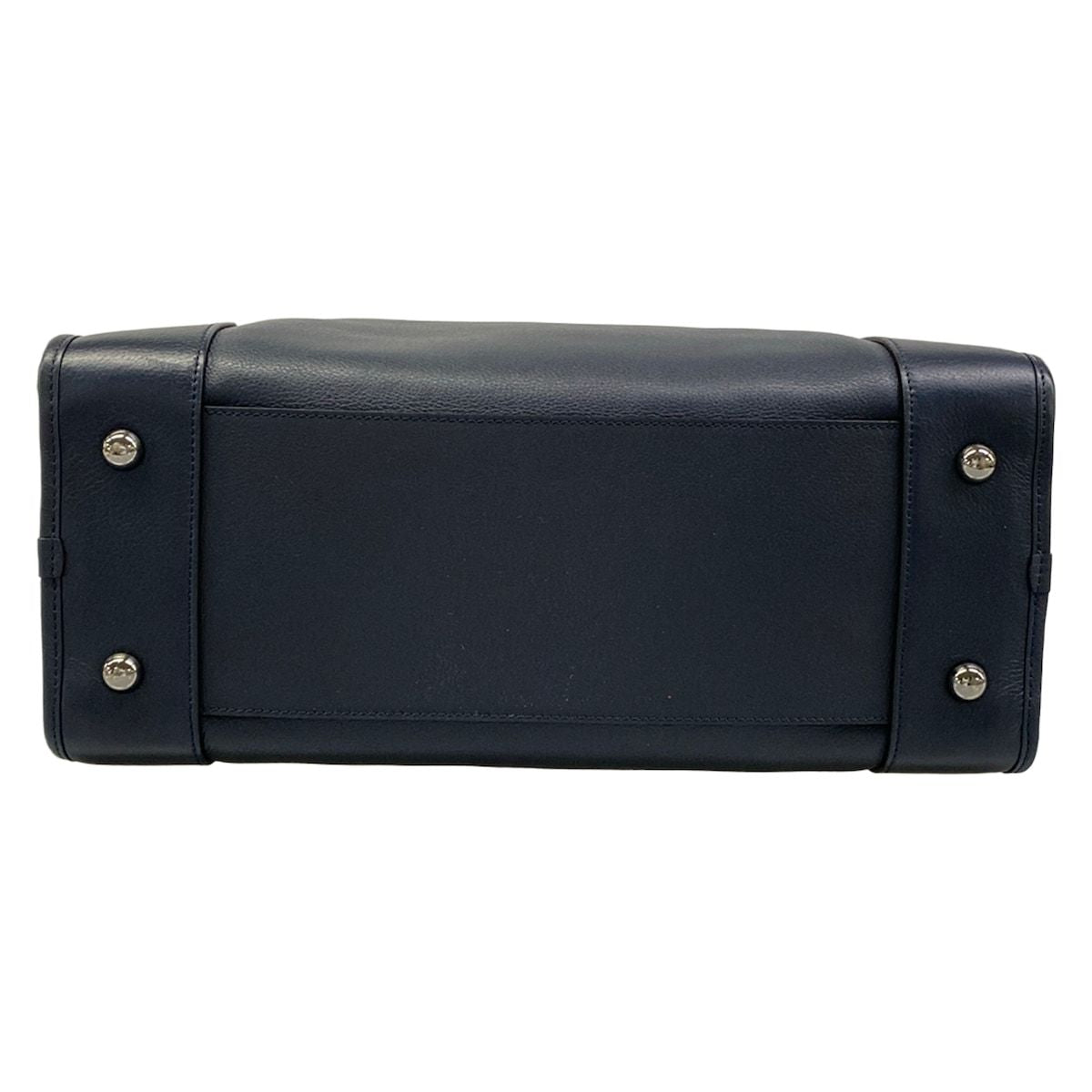 Loewe Handbag Amazona 36 Dark Navy Leather — view 5