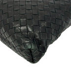 Bottega Veneta Shoulder Bag Intrecciato Black Crossbody Removable Strap Leather — view 6