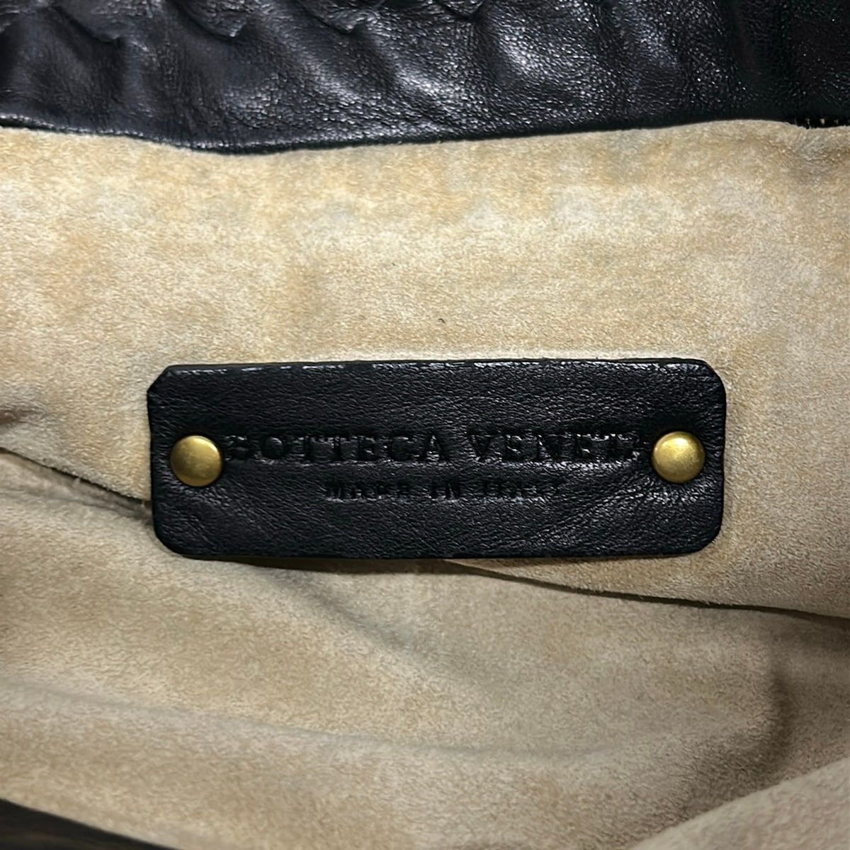 Bottega Veneta Shoulder Bag Intrecciato Black Crossbody Removable Strap Leather — view 9
