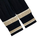 Hermes Dress 42 L Black Ivory Beige Crew Neck Long Sleeve Cashmere Silk — view 6