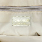 Chanel Tote New Travel Line MM Light Pink Ivory Leather — view 9