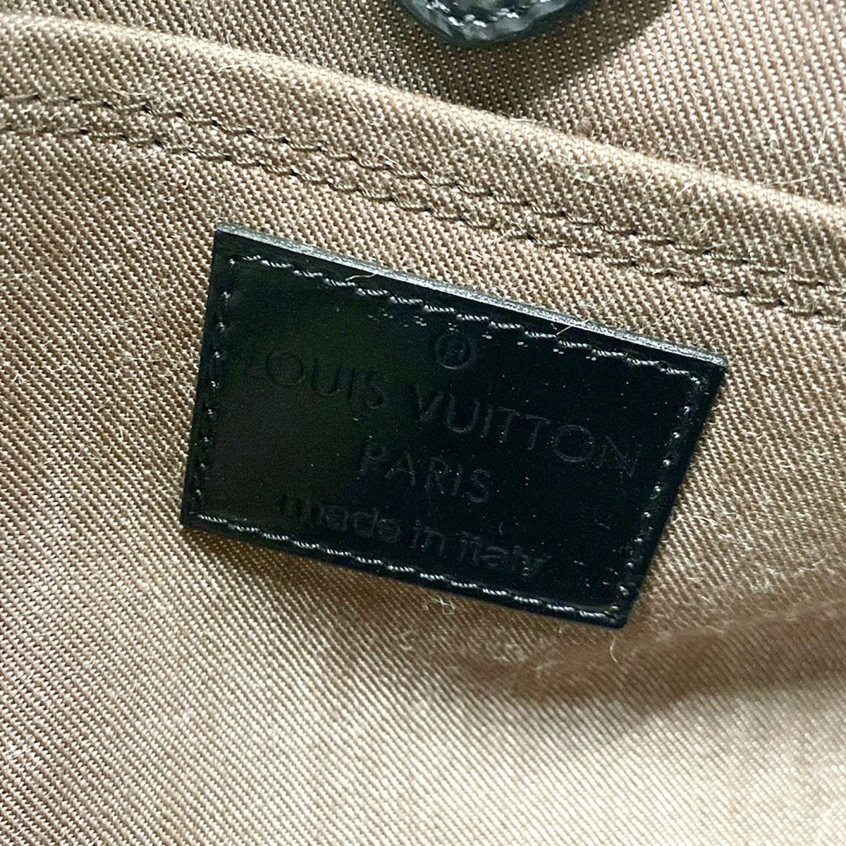 Louis Vuitton Tote Monogram Shearling Thunder Brown Leather — view 9