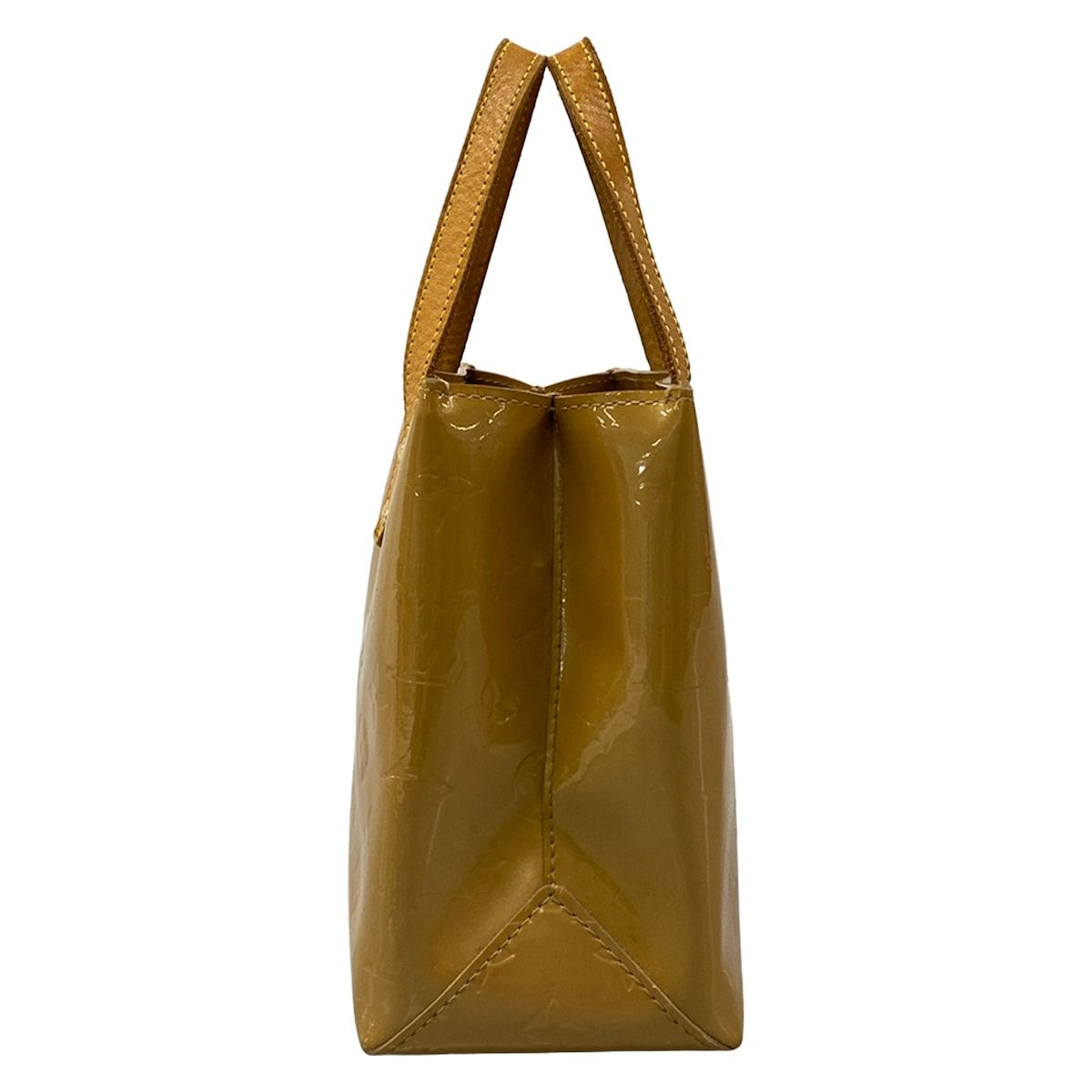Louis Vuitton Handbag Monogram Vernis Reed PM Noisette Leather — view 4