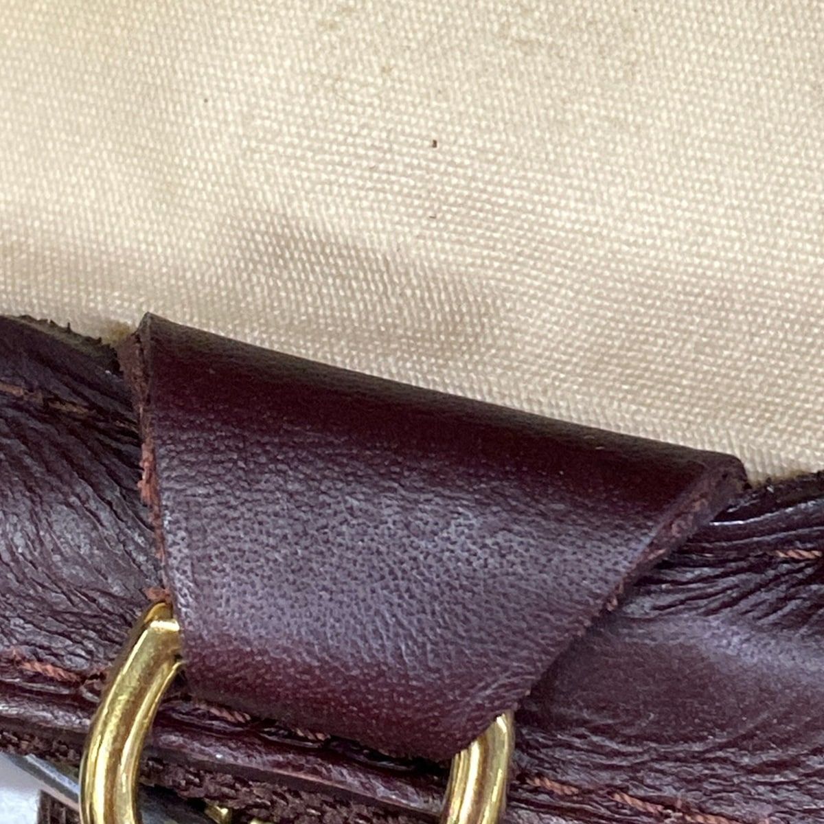 Louis Vuitton Handbag Monogram Mini Josephine PM Cerise Cotton Leather — view 9