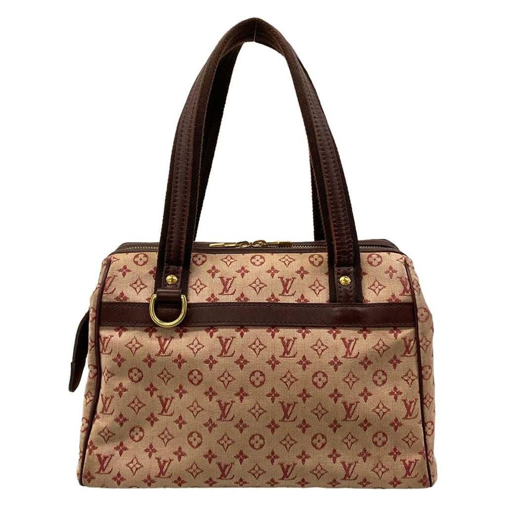 Louis Vuitton Handbag Monogram Mini Josephine PM Cerise Cotton Leather — view 3