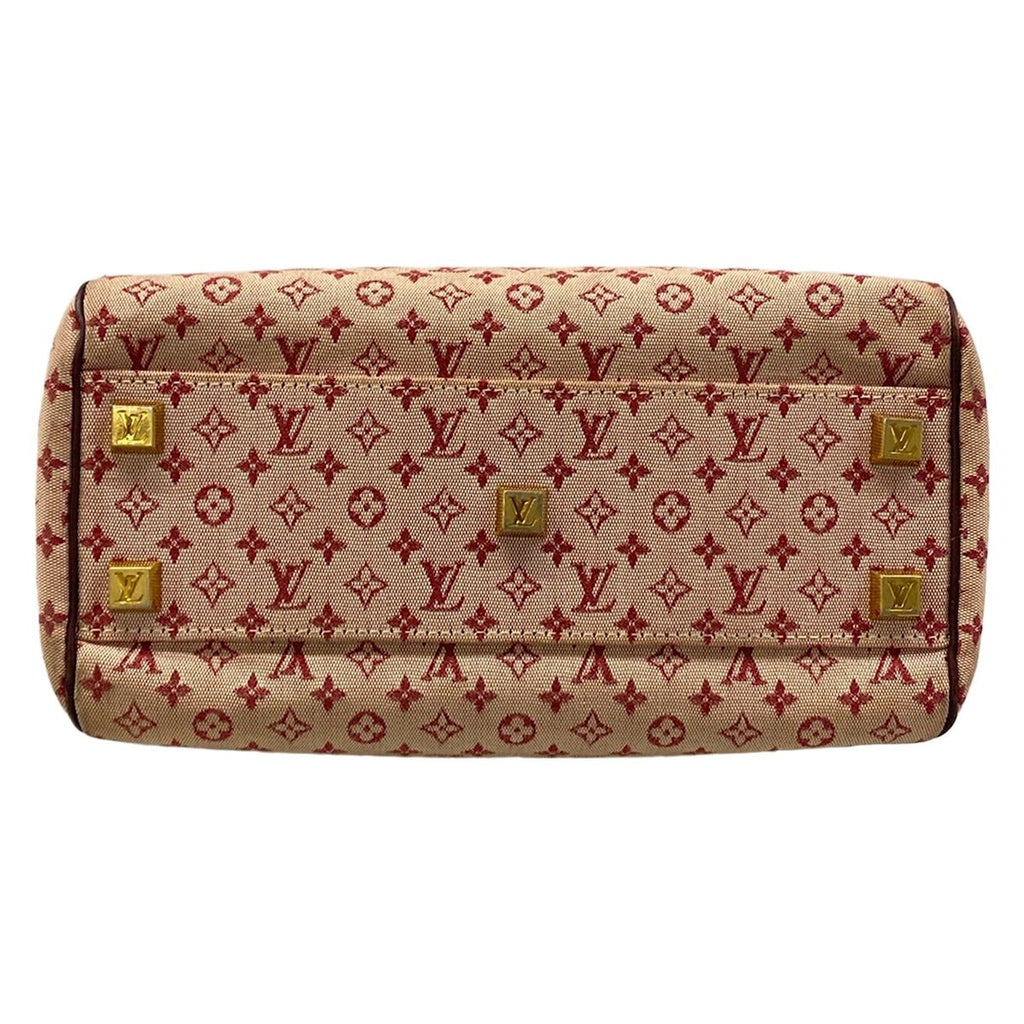 Louis Vuitton Handbag Monogram Mini Josephine PM Cerise Cotton Leather — view 5