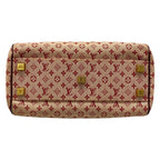 Louis Vuitton Handbag Monogram Mini Josephine PM Cerise Cotton Leather — view 5
