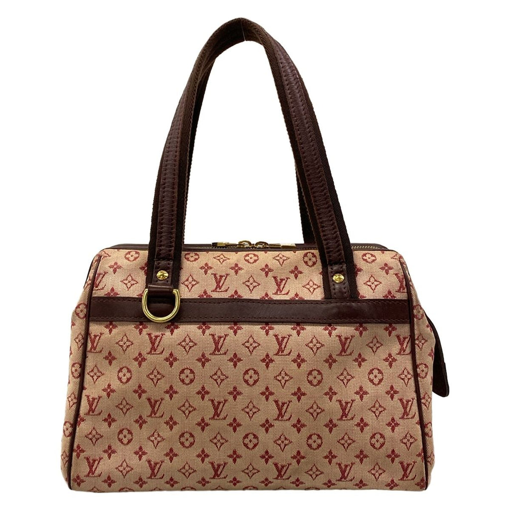 Louis Vuitton Handbag Monogram Mini Josephine PM Cerise Cotton Leather