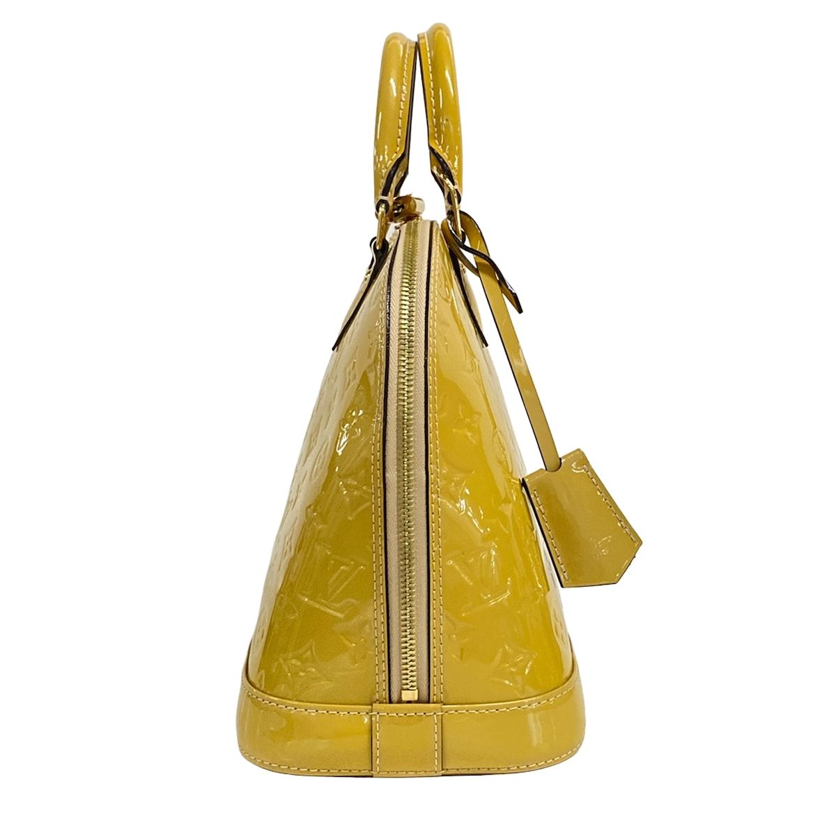 Louis Vuitton Handbag Monogram Vernis Alma PM Dune Leather — view 2