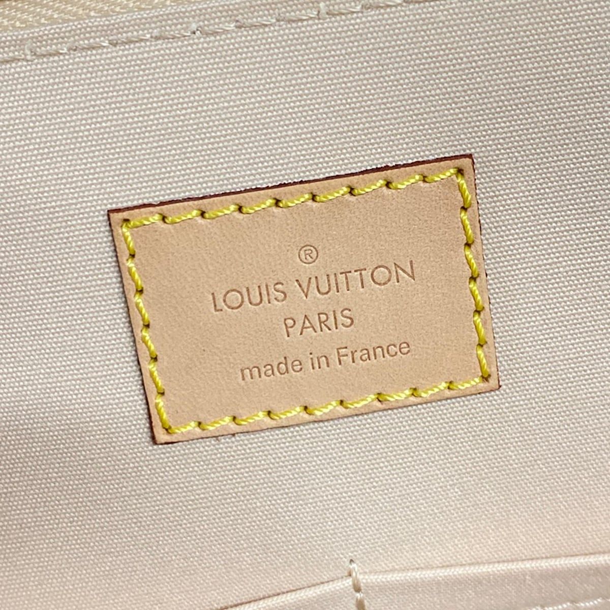Louis Vuitton Handbag Monogram Vernis Alma PM Dune Leather — view 9