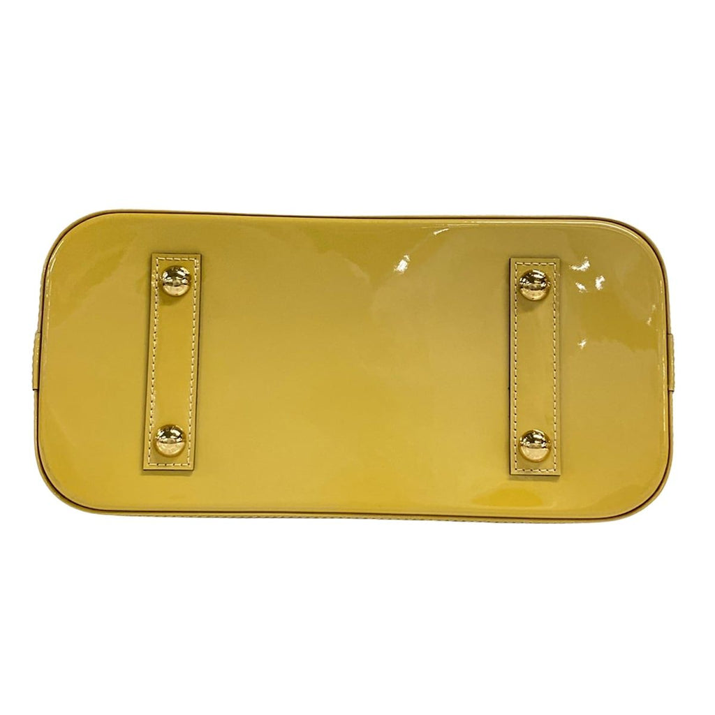 Louis Vuitton Handbag Monogram Vernis Alma PM Dune Leather — view 5