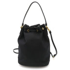 Prada Logo Jacquard 2-Way Bucket Shoulder — view 2