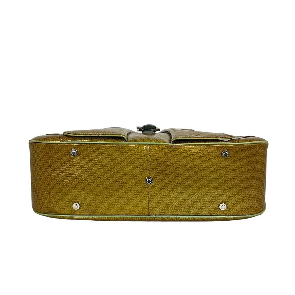 Dior Double Saddle Bag Light Brown Leather — view 5