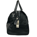 Prada Boston Bag Black No Lock Leather — view 4