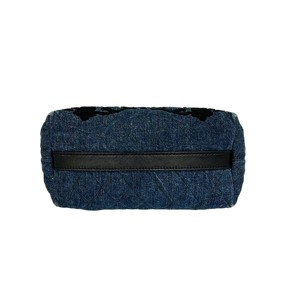 Prada Handbag Navy Embroidery — view 5