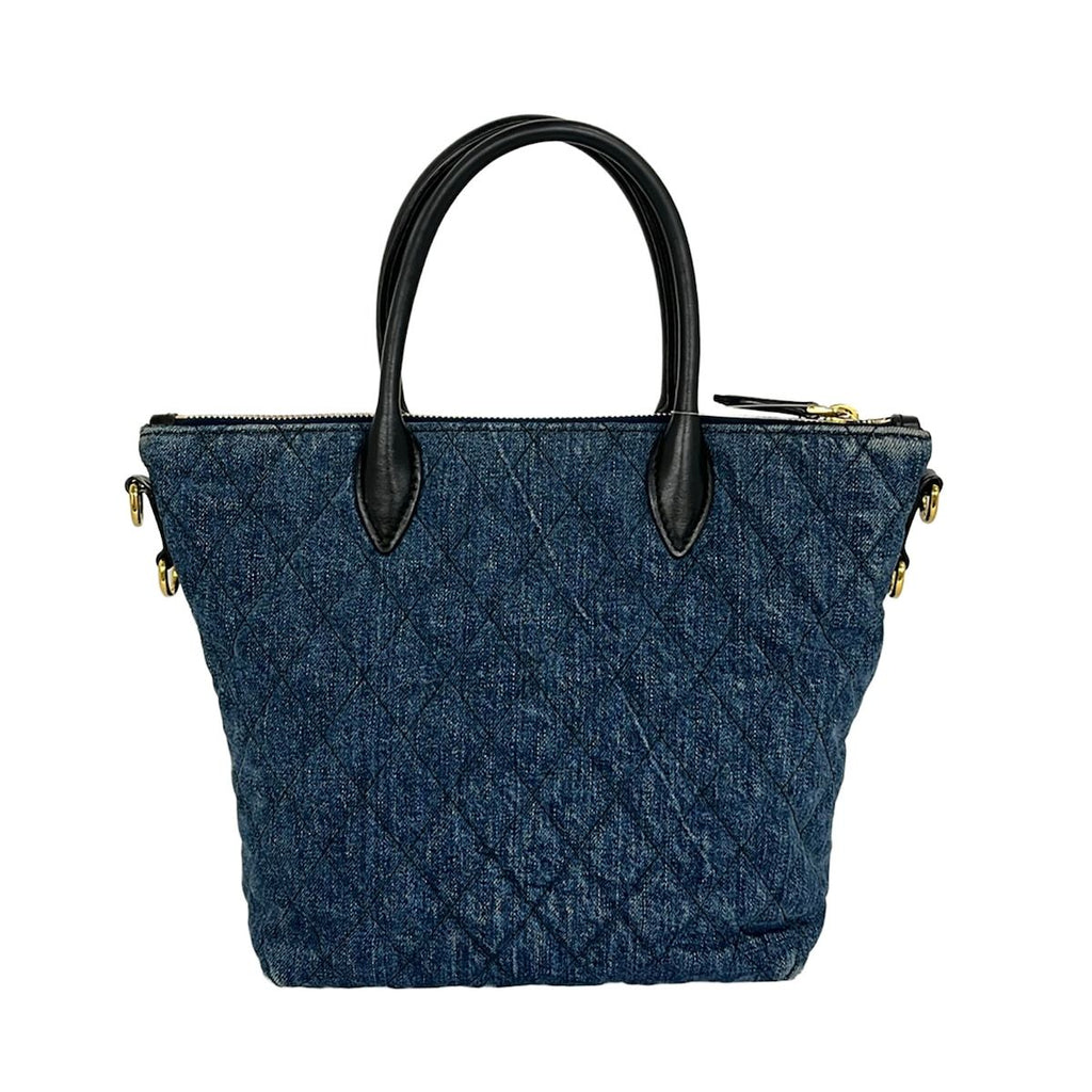 Prada Handbag Navy Embroidery — view 3