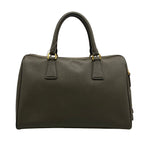 Prada Handbag Khaki Gray Leather — view 3