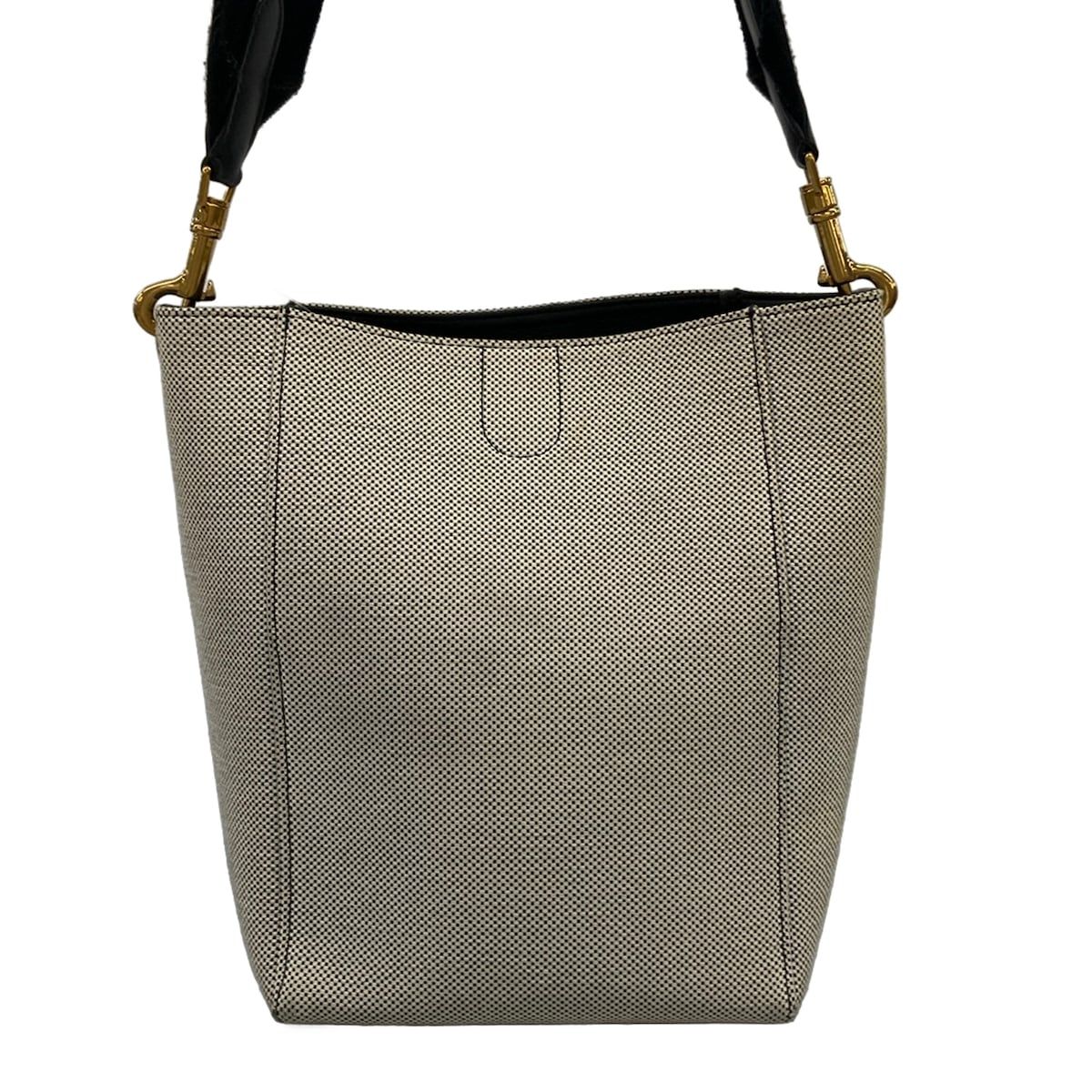 Celine Shoulder Bag Sangles Small Beige Strap Removable Cotton — view 3