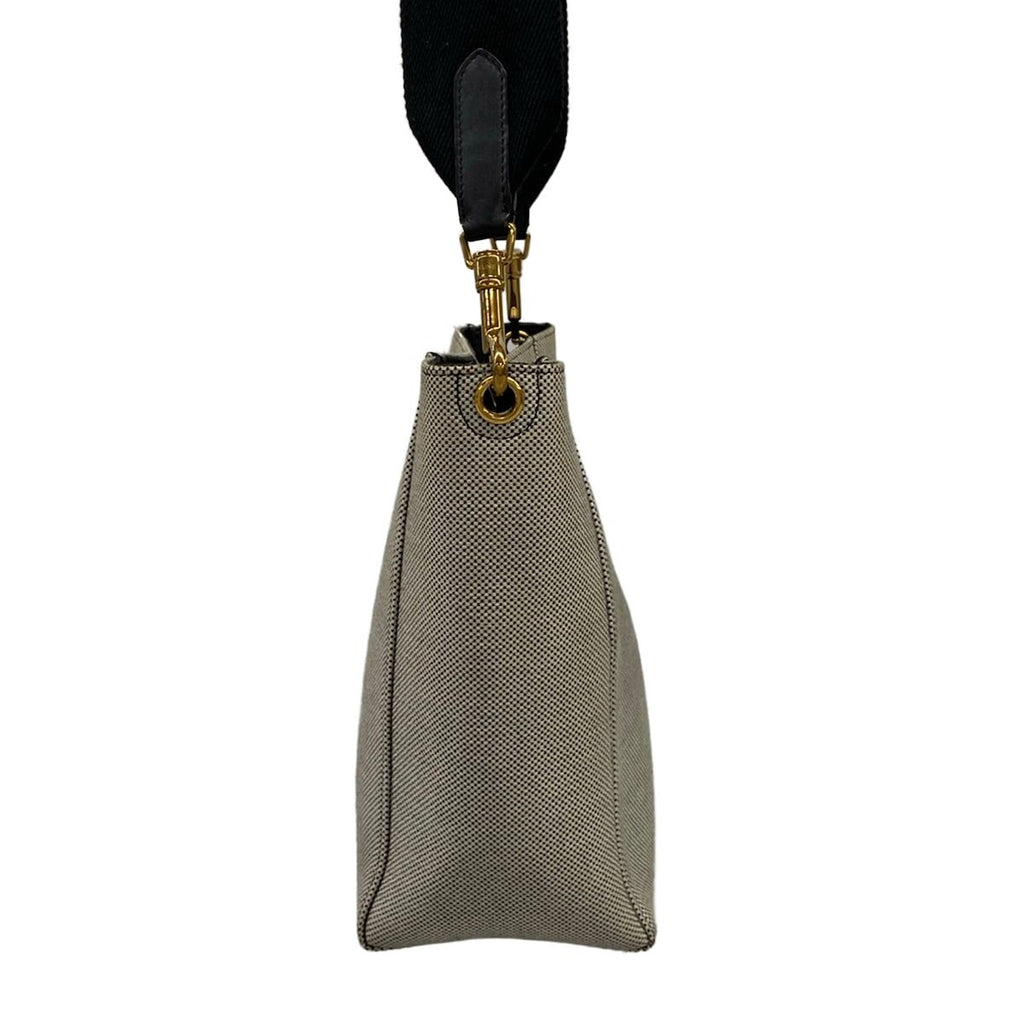Celine Shoulder Bag Sangles Small Beige Strap Removable Cotton — view 4
