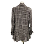 Chanel Jacket 42 L Dark Brown Long Sleeve Tweed Winter Autumn Wool — view 2