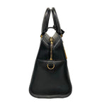 Saint Laurent Paris Handbag Baby Monogram Cabas Black Leather — view 2