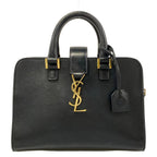 Saint Laurent Paris Handbag Baby Monogram Cabas Black Leather