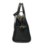 Saint Laurent Paris Handbag Baby Monogram Cabas Black Leather — view 4