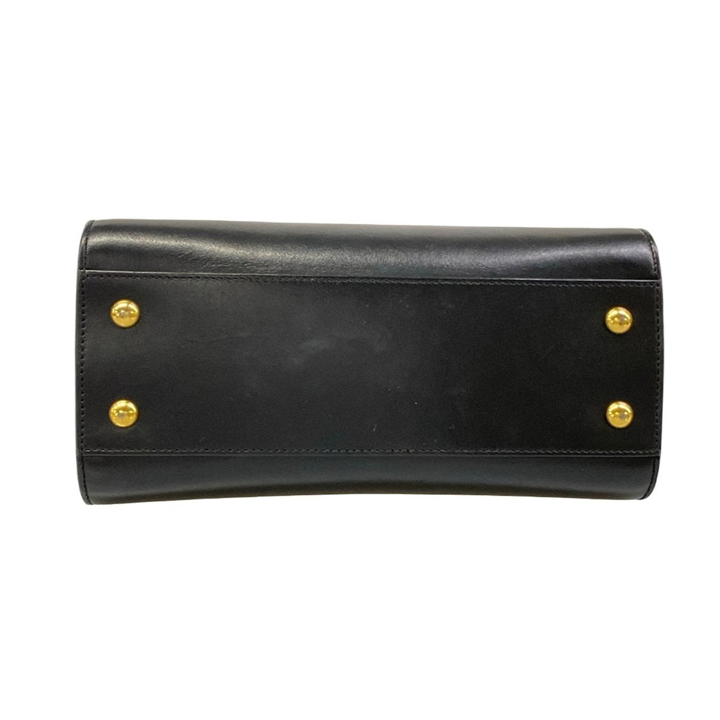 Saint Laurent Paris Handbag Baby Monogram Cabas Black Leather — view 5