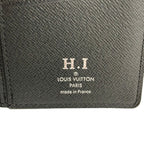 Louis Vuitton Wallet Taiga Portefeuille Brazza Ardoise Initial Leather — view 6