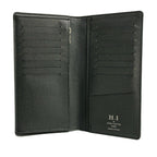 Louis Vuitton Wallet Taiga Portefeuille Brazza Ardoise Initial Leather — view 3