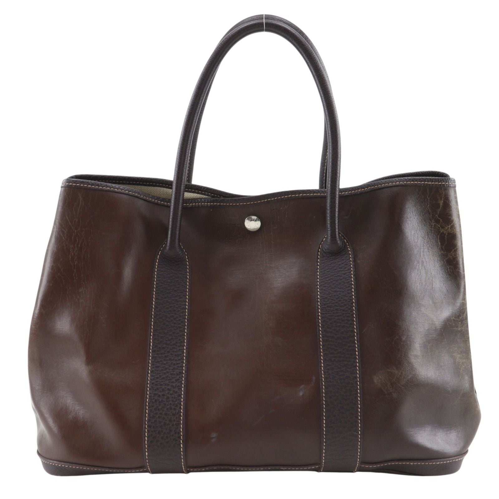 Hermes Garden Party PM 36 Amazonia Brown T Tote