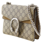 Gucci Dionysus Mini Chain Shoulder GG Supreme Canvas Brown — view 2