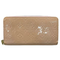 Louis Vuitton Wallet Monogram Vernis Zippy Rose Ballerine Leather