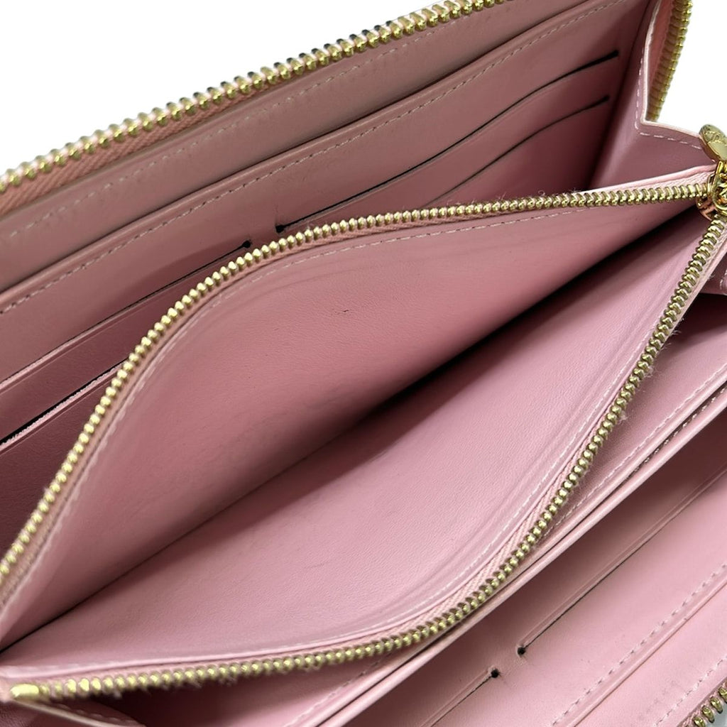 Louis Vuitton Wallet Monogram Vernis Zippy Rose Ballerine Leather — view 4
