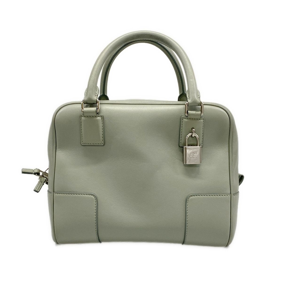 Loewe Handbag Amazona 19 Square Blue Gray