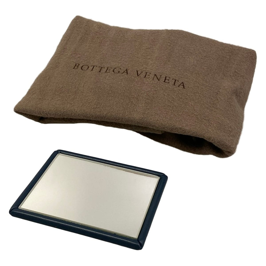 Bottega Veneta Shoulder Bag Small Olympia Navy Chain Leather — view 8