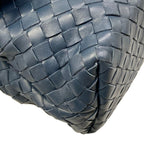 Bottega Veneta Shoulder Bag Small Olympia Navy Chain Leather — view 6