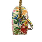 Gucci Shoulder Bag GG Marmont White Ken Scott Limited Edition Floral Leather — view 2