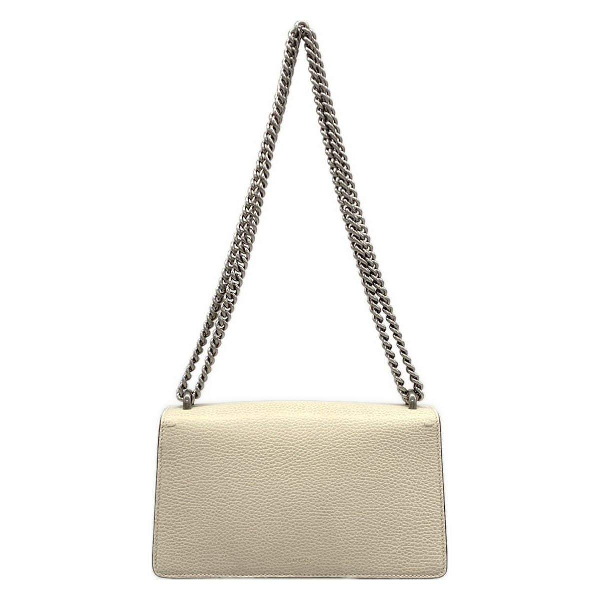 Gucci Shoulder Bag Dionysus Ivory Chain Leather — view 3