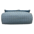 Bottega Veneta Shoulder Bag Olympia Light Blue Chain Leather — view 5